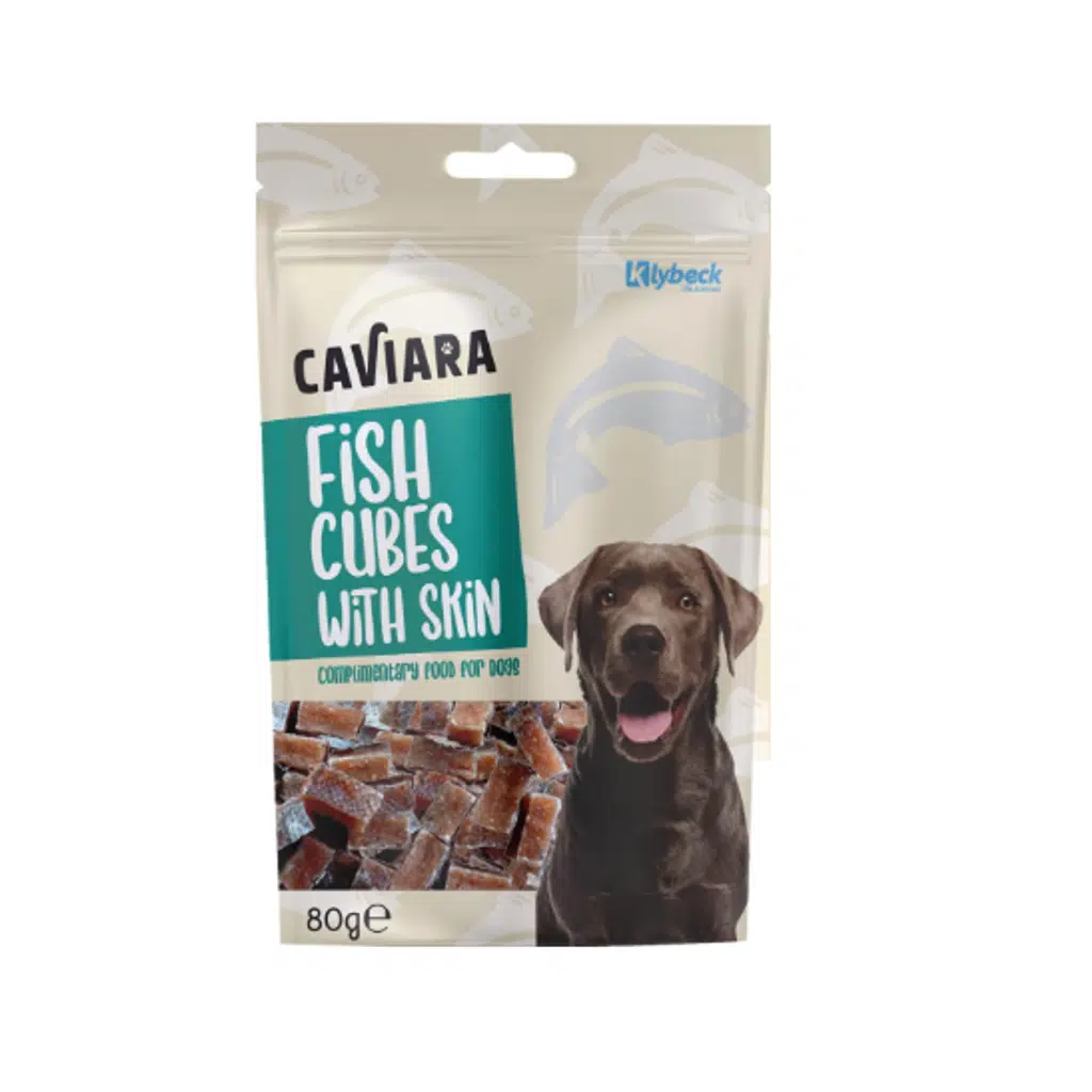 Caviara Köpek Ödülü Fish Cubes 80 GR KL-320