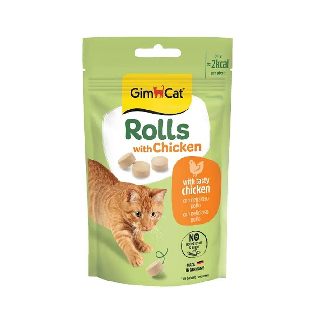 Gimcat Rolls Tavuklu Kedi Ödül Kurabiyesi 50 Gr