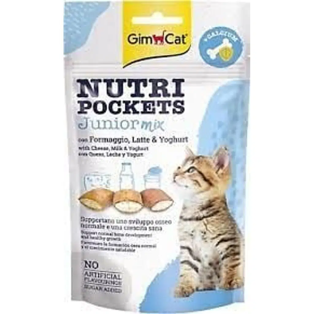 Gimcat Nutripockets Junior Mix Yavru Kedi Ödül Tableti 60gr