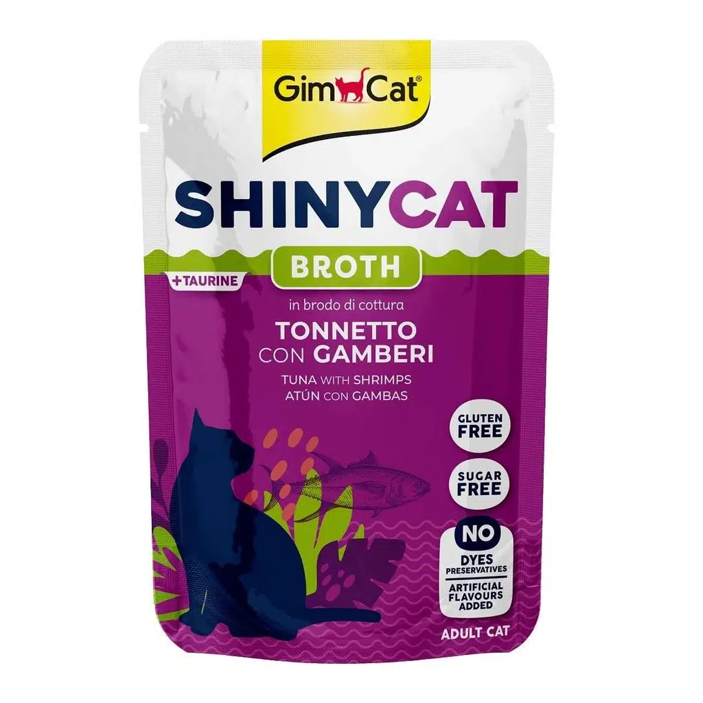 Gimcat Shinycat Pouch Ton Karidesli Yaş Mama 70 Gr