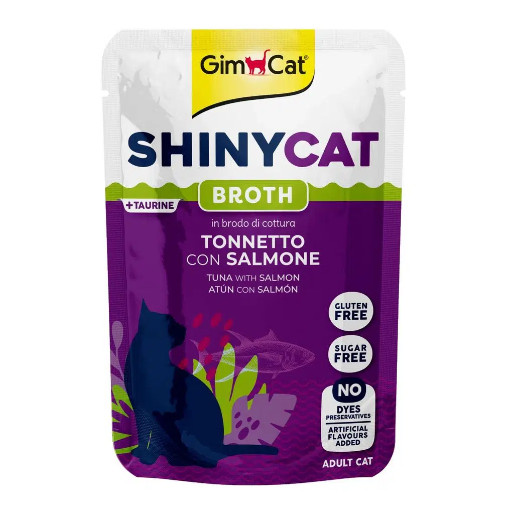 Gimcat Shinycat Pouch Ton Balıklı Somonlu 70 Gr