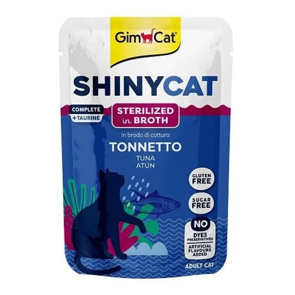 Gimcat Shinycat Ton Balıklı Kısırlaştırılmış Kedi Yaş Mama 70 Gr