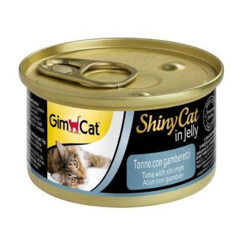 Gimcat Shinycat Tuna Balıklı Karidesli Konserve Mama 70 Gr
