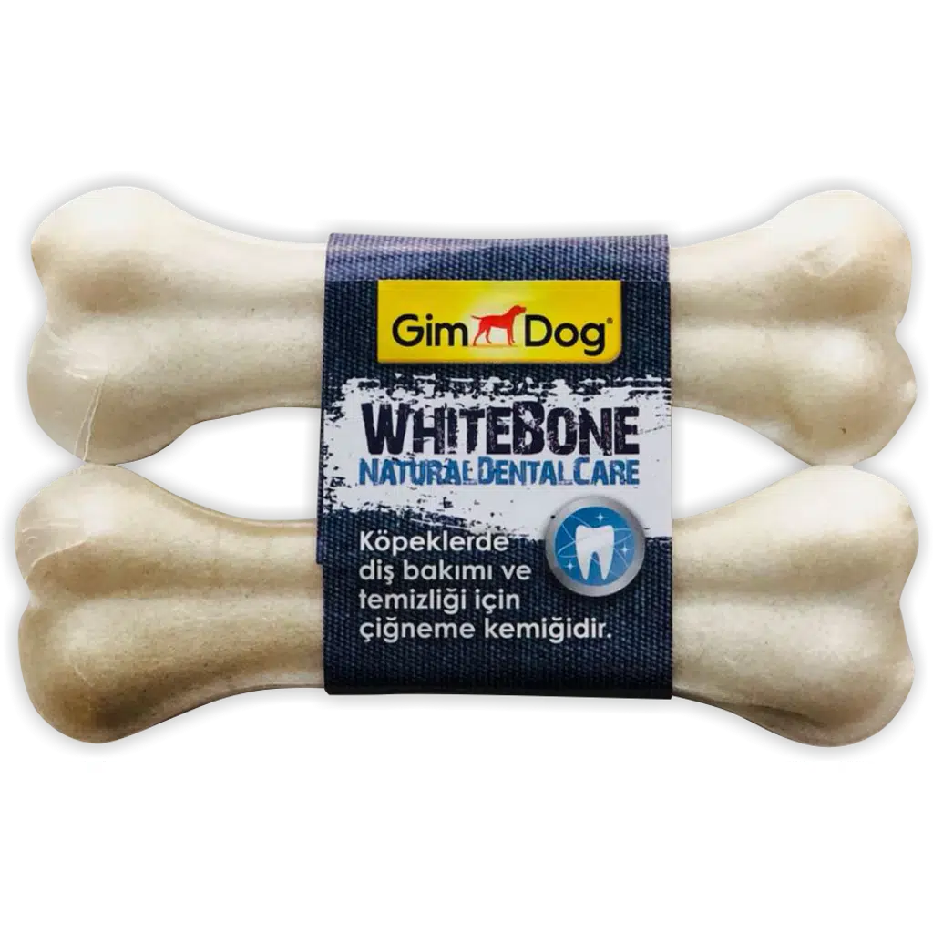 GimDog White Bone Press Kemik 14 Cm -120 Gr ( 2'li Paket )