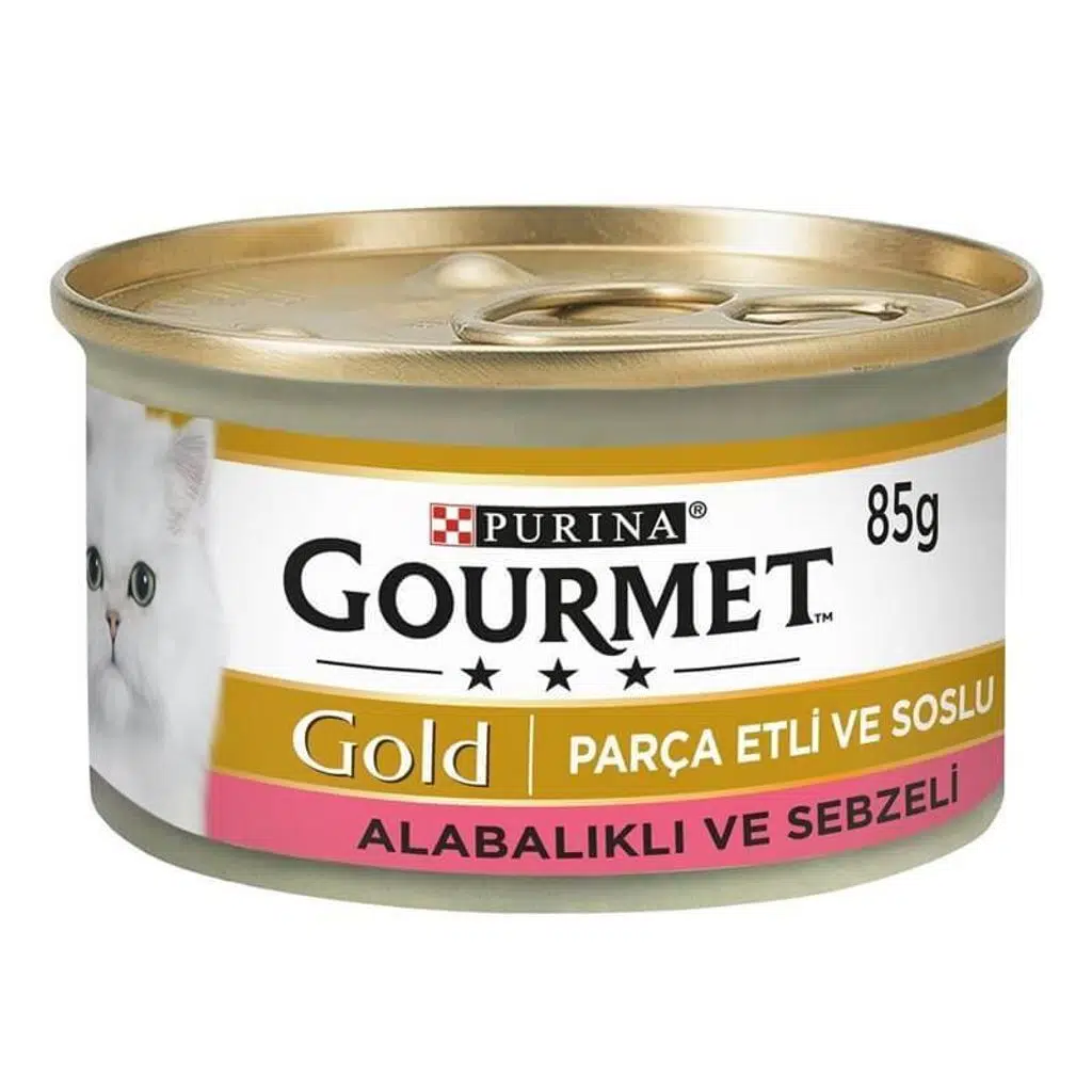 Gourmet Gold Parça Etli ve Soslu Alabalık ve Sebzeli 85 Gr