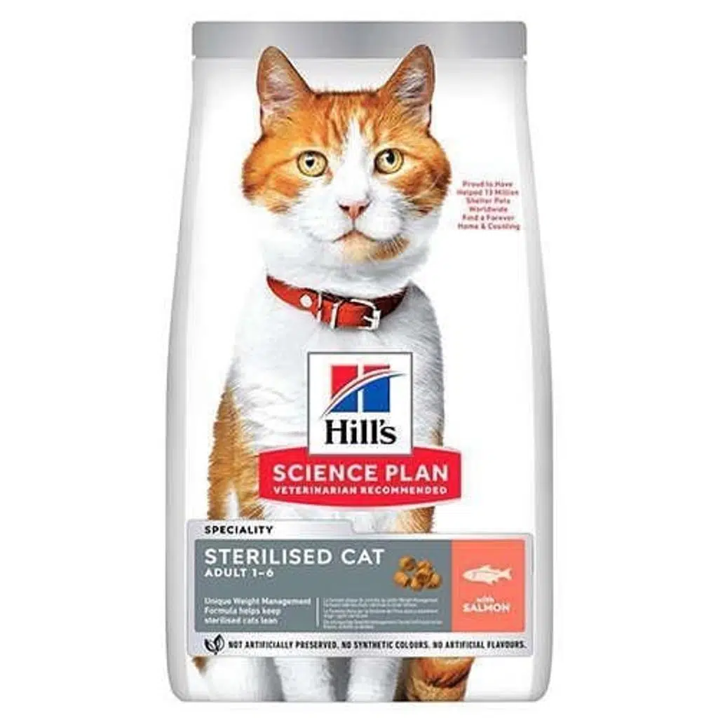 Hills Somonlu Kısırlaştırılmış Kedi Maması 1,5 Kg