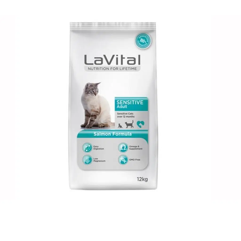 Lavital Somonlu Yetişkin Kedi Maması 12 Kg