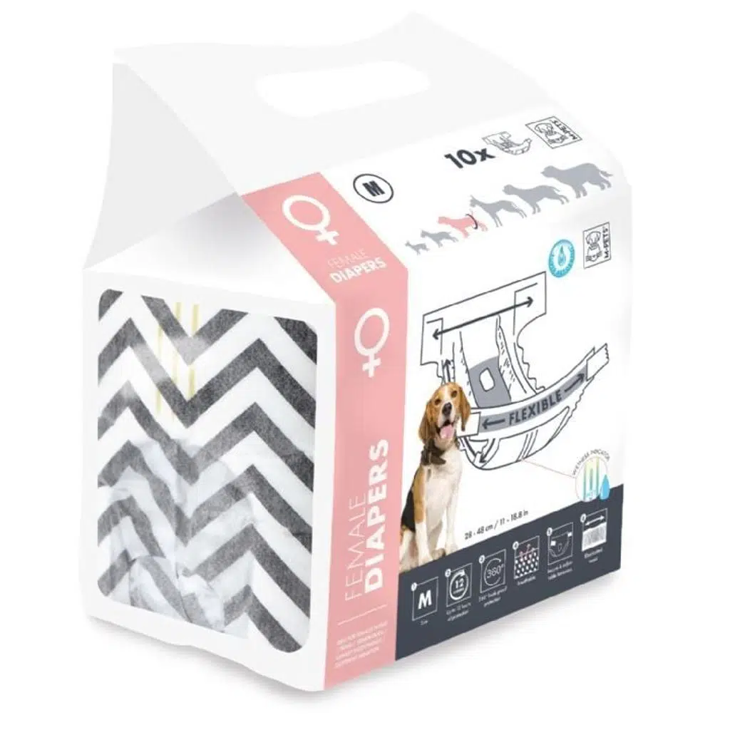 M-pets Diapers Regl Külot Bez M 10lu 10116799