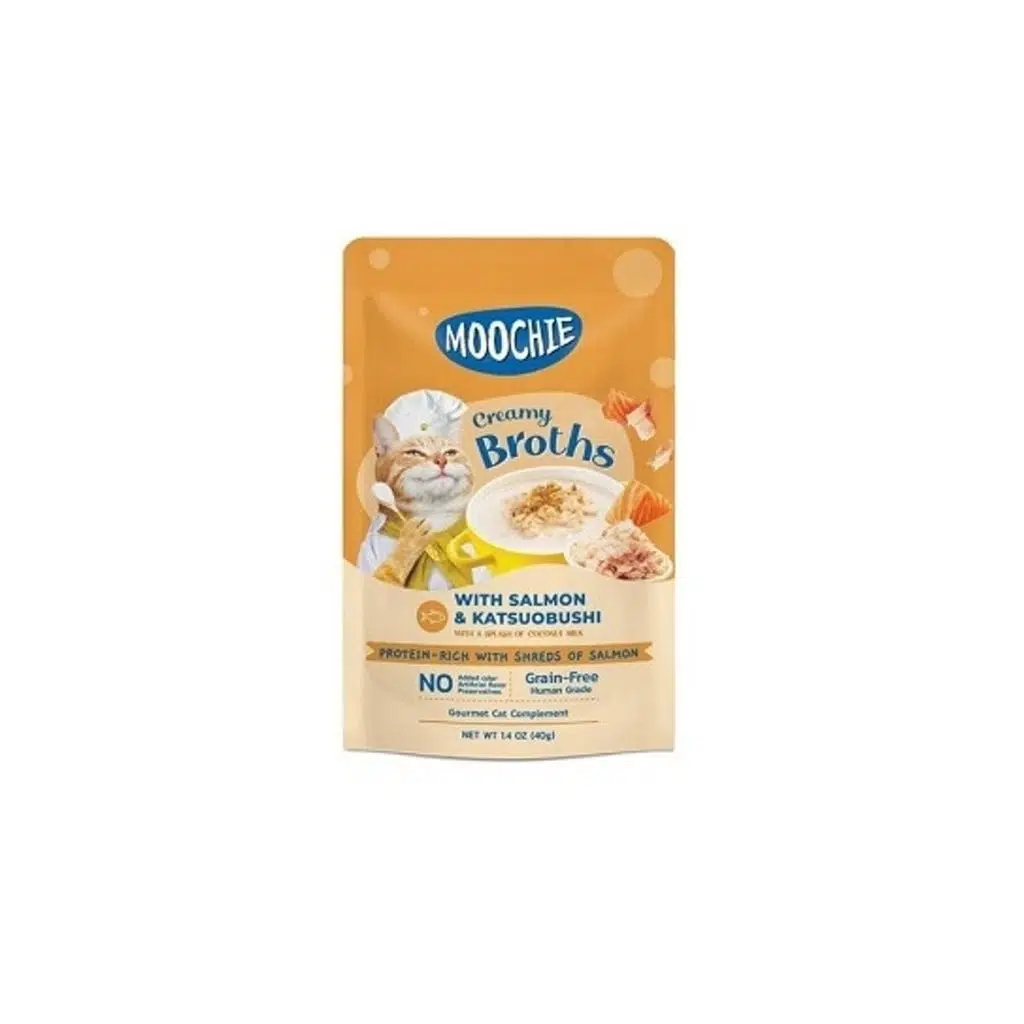 Moochie Ton Balıklı Somonlu Kedi Çorbası 40 Gr 