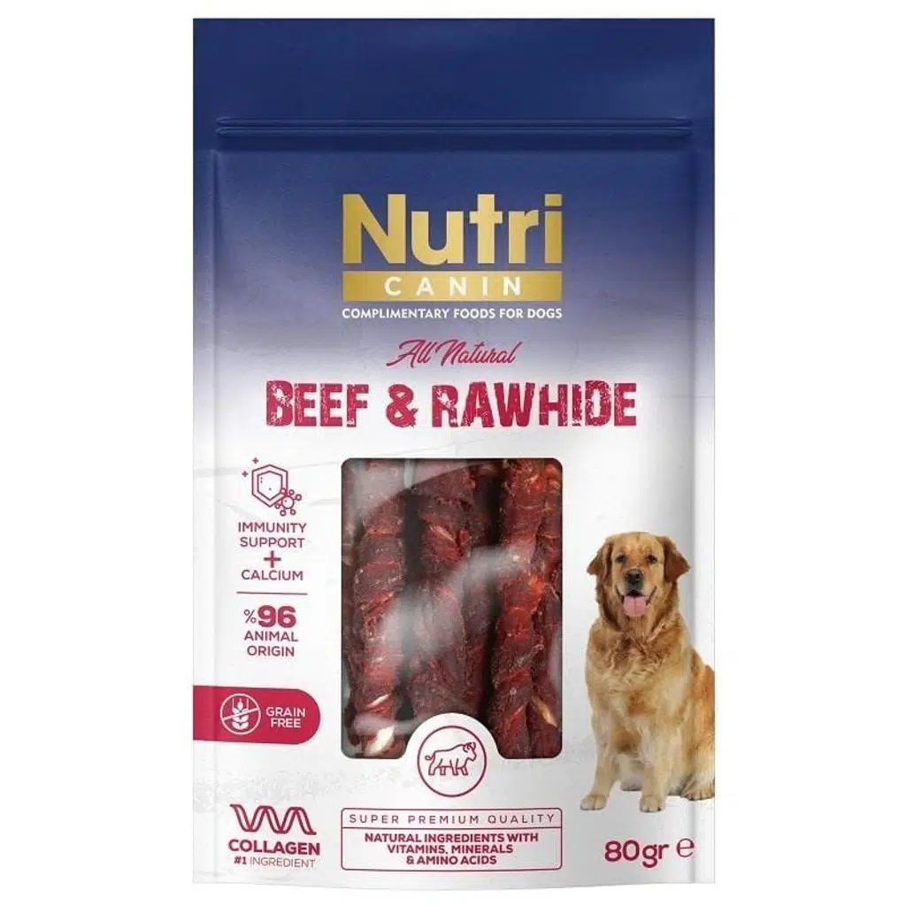 Nutri Canin Sığır Eti Sarılı Kemik Small 80 Gr