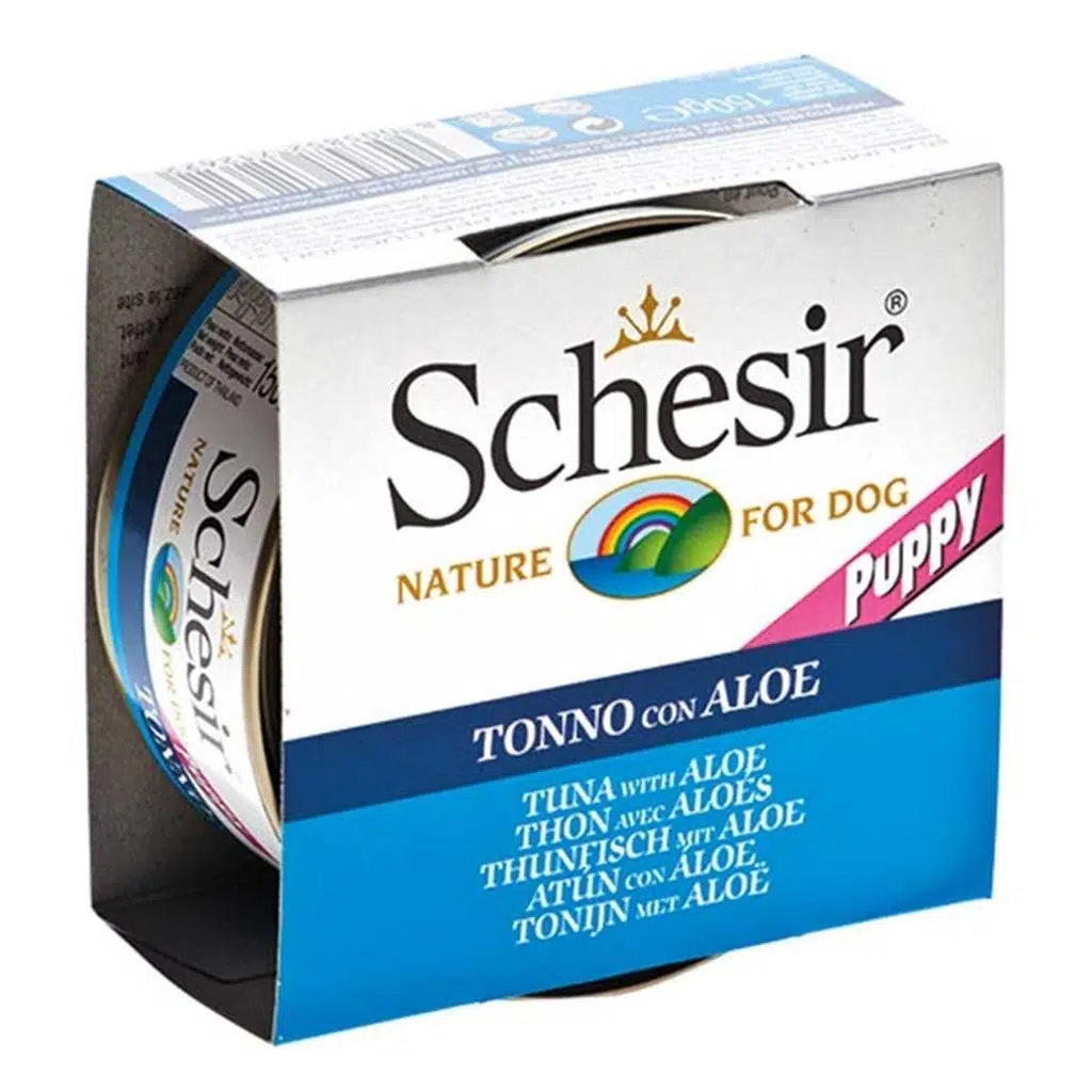 Schesir Ton Balıklı Aloeveralı Yavru Köpek Konservesi 150 Gr