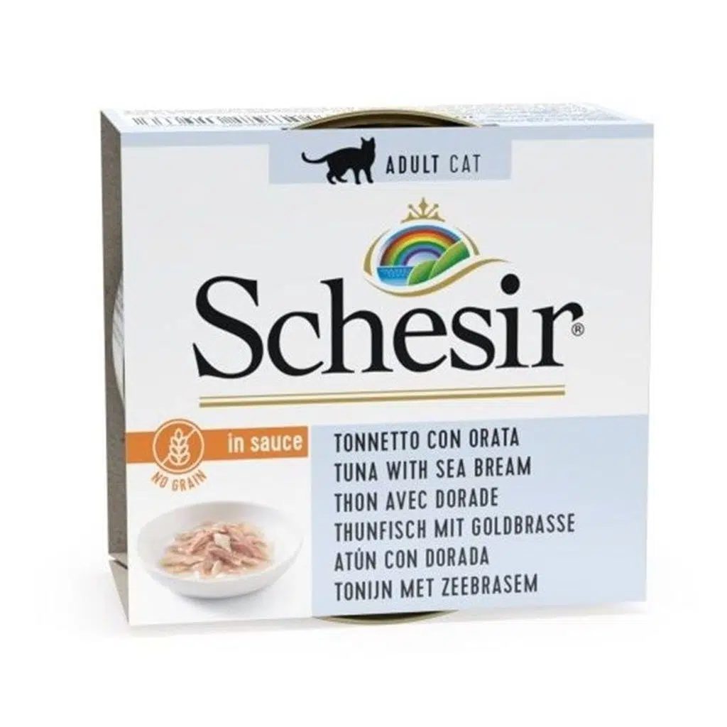 Schesir Ton Balıklı Deniz Çupralı Kedi Konservesi 85 Gr C3003