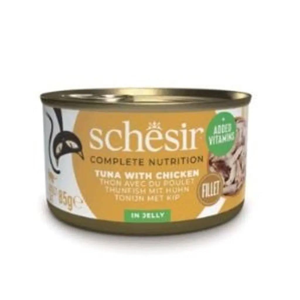 Schesir Ton Balıklı ve Tavuklu Kedi Konservesi 85 Gr
