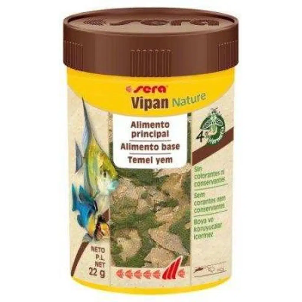 Sera Vipan Nature Balık Yemi Pul 100 Ml 22 Gr