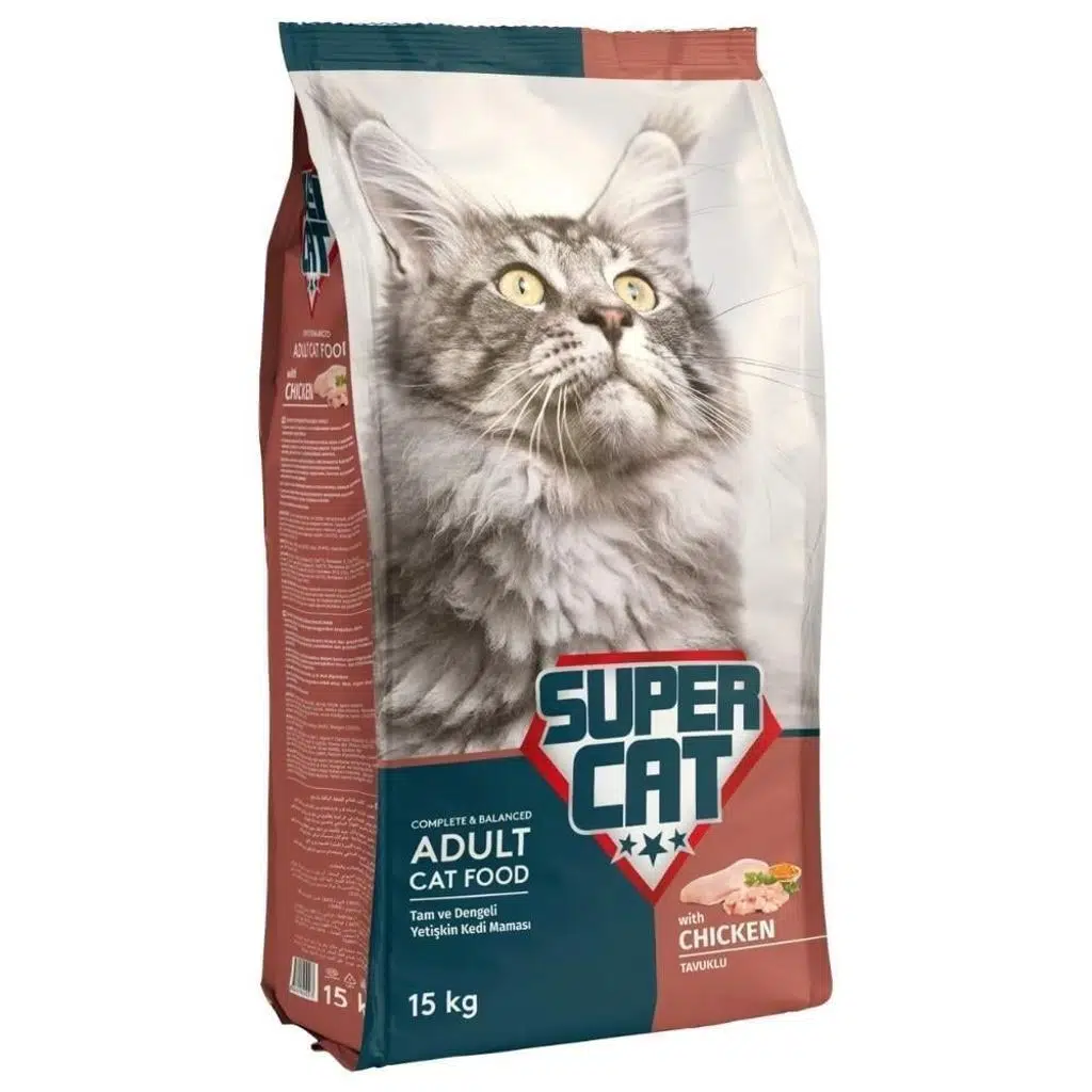 Süper Cat Tavuklu Yetişkin Kedi Maması 15 kg