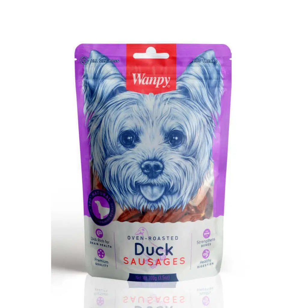 Wanpy Ördek Etli Sosis Köpek Ödülü 100 gr